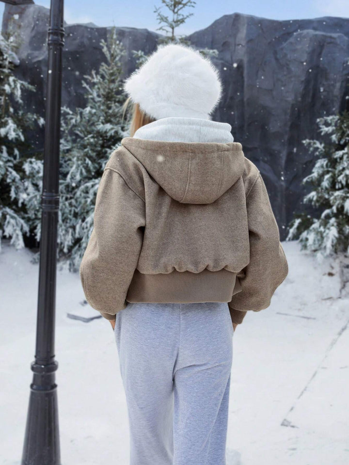 Chaqueta chaleco con capucha Amara