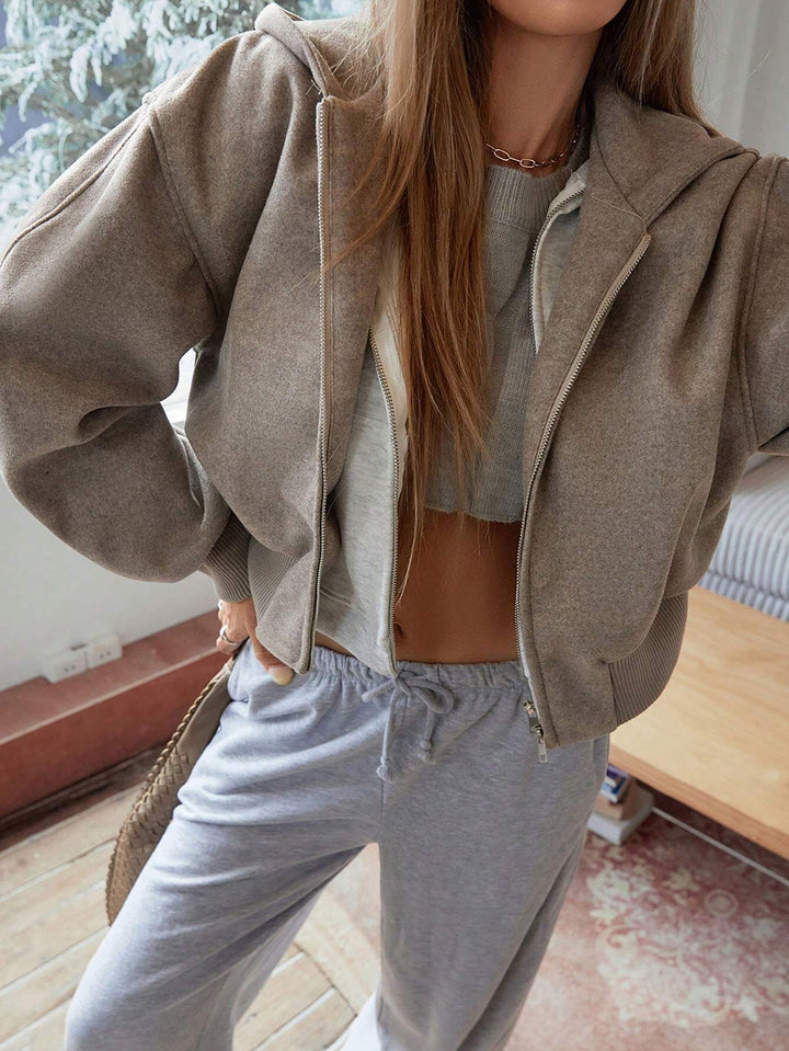 Chaqueta chaleco con capucha Amara