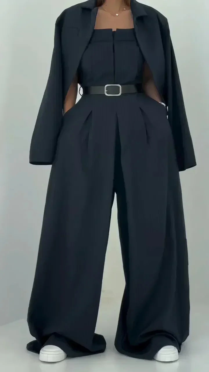 Elena | Conjunto de bustier y chaqueta – Elegancia moderna