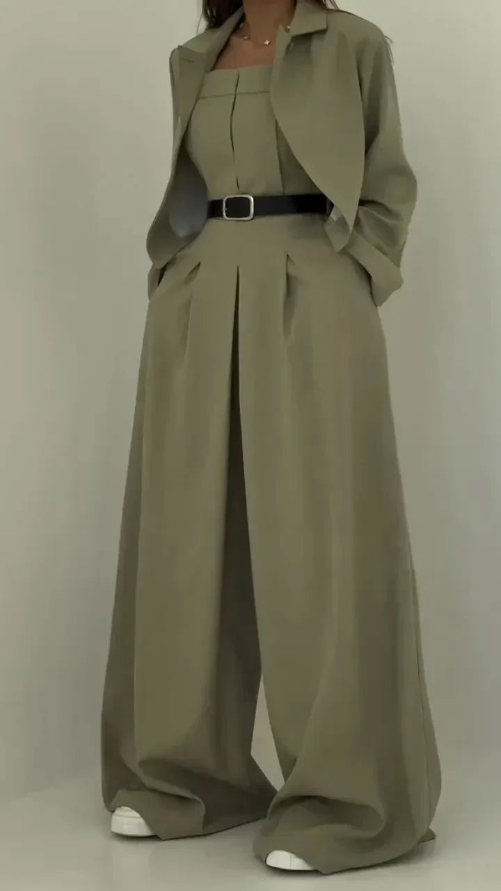 Elena | Conjunto de bustier y chaqueta – Elegancia moderna