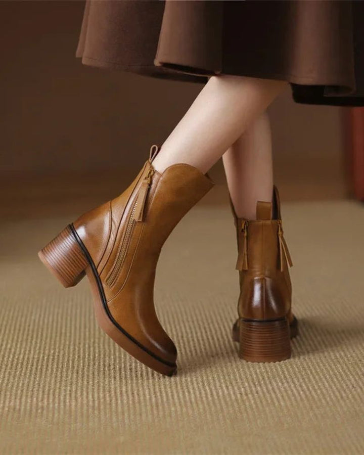 Valeria™ | Botas con un tacón cómodo - elegantes y atemporales