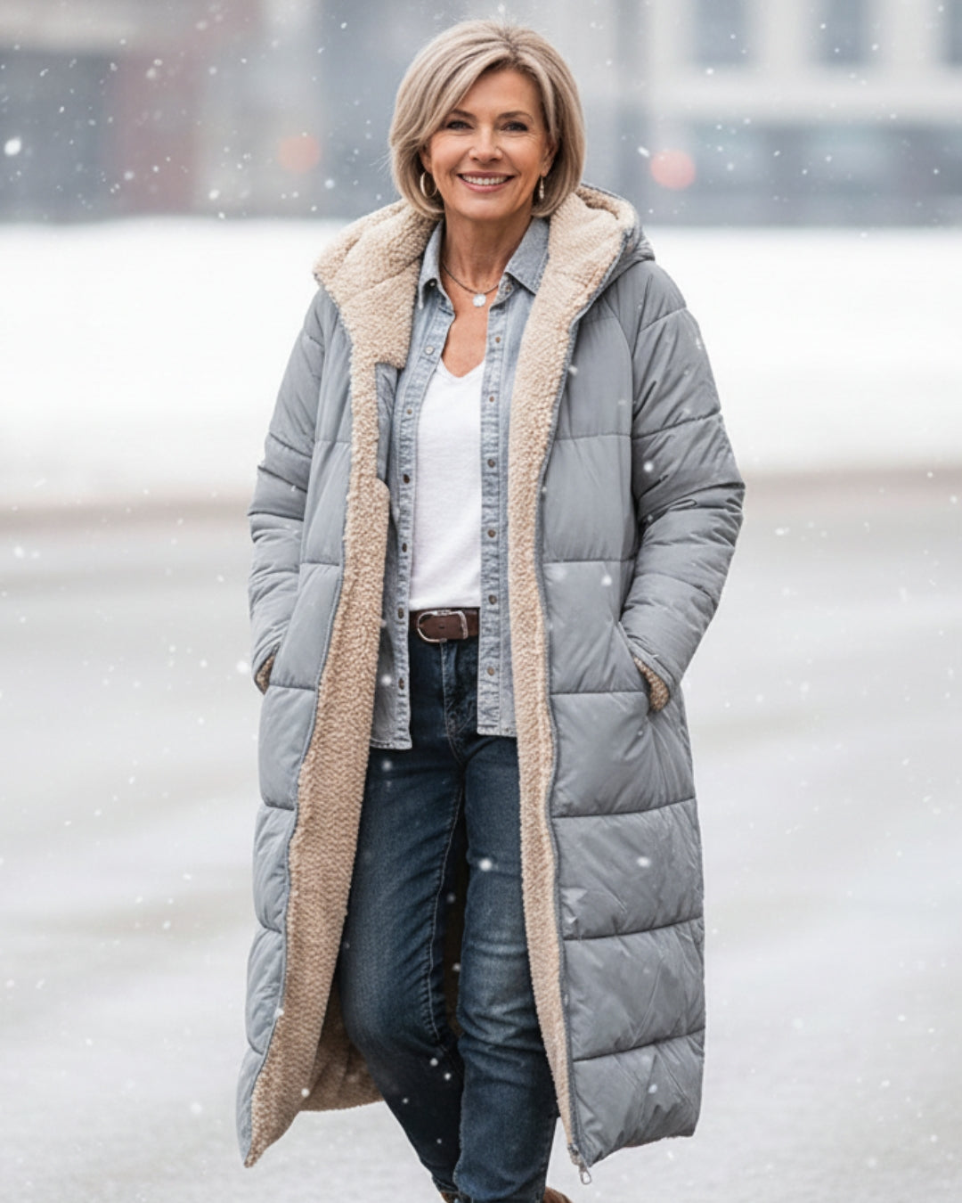 Abrigo de Invierno Sherpa