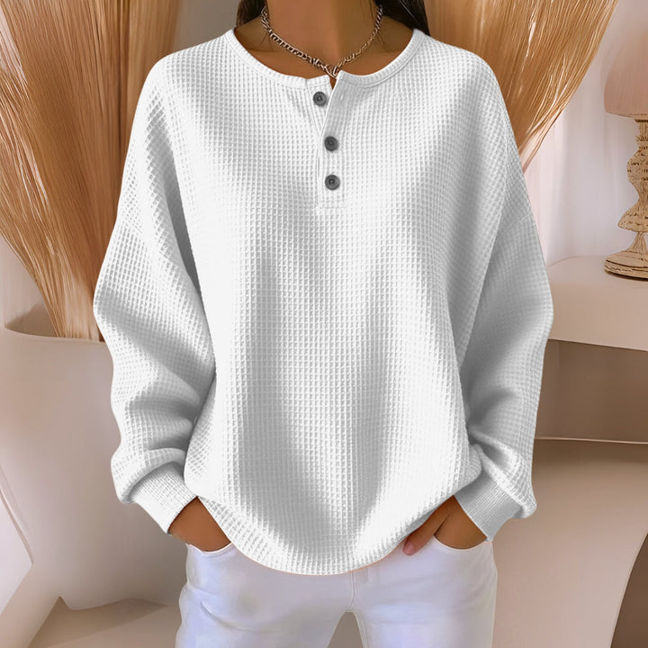 CLARA™ – SUDADERA CASUAL CON CUELLO PARA MUJER