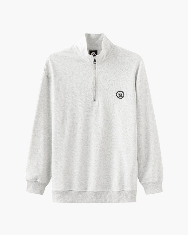 Duna | Sudadera de Algodón con Cierre de Cremallera