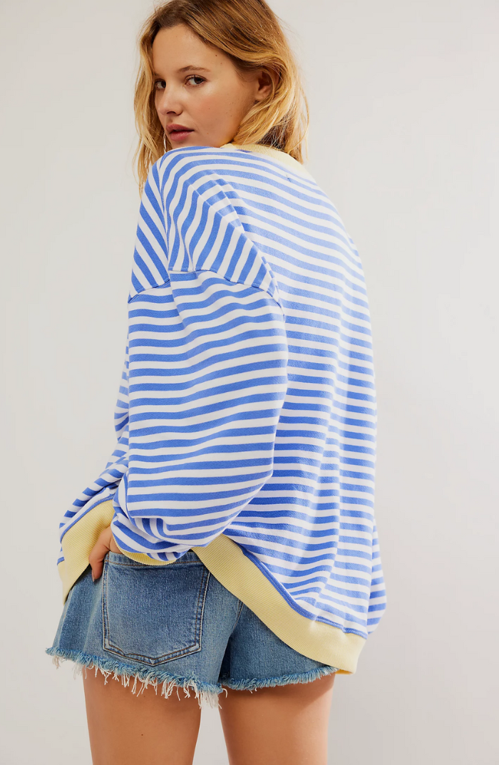 Dora | Suéter oversize de rayas con carácter