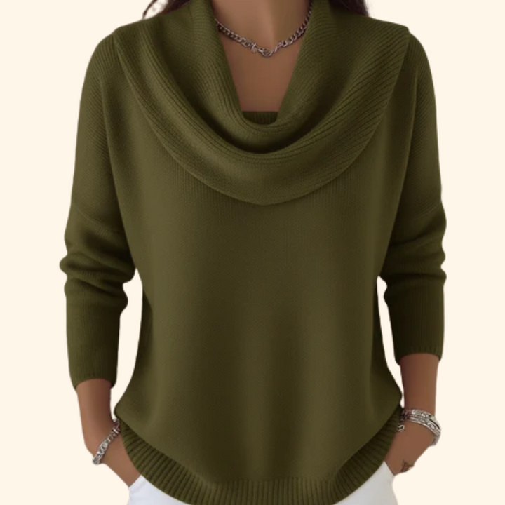 Emily | Elegant Collar Jumper