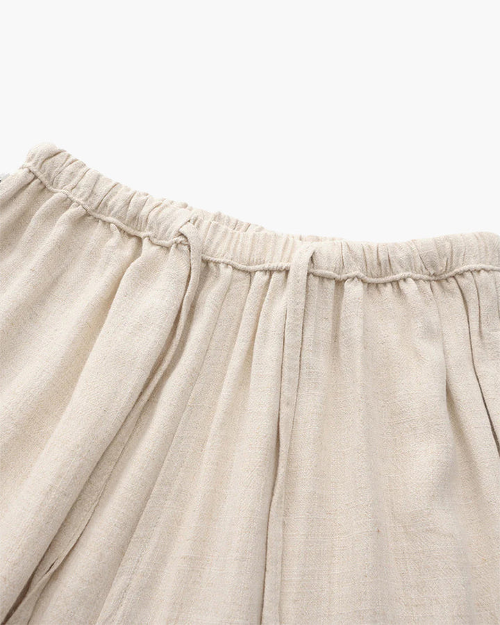 Cuenca | Pantalones de Lino con Cinturón Ajustable