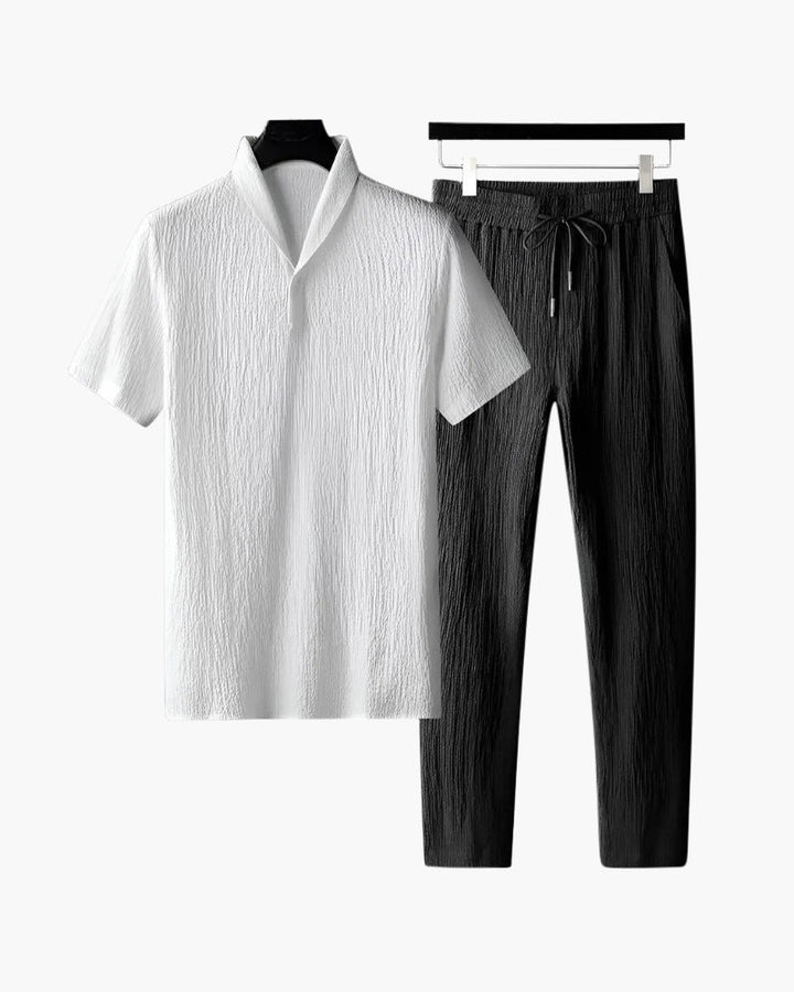 Benidorm | Conjunto de Polo de Algodón y Pantalones