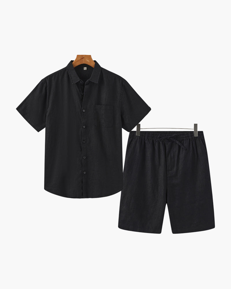 Formentera |Conjunto de Lino  (Pantalones Cortos)