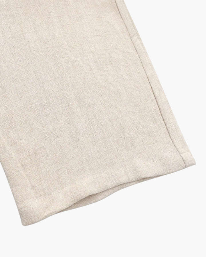 Cuenca | Pantalones de Lino con Cinturón Ajustable