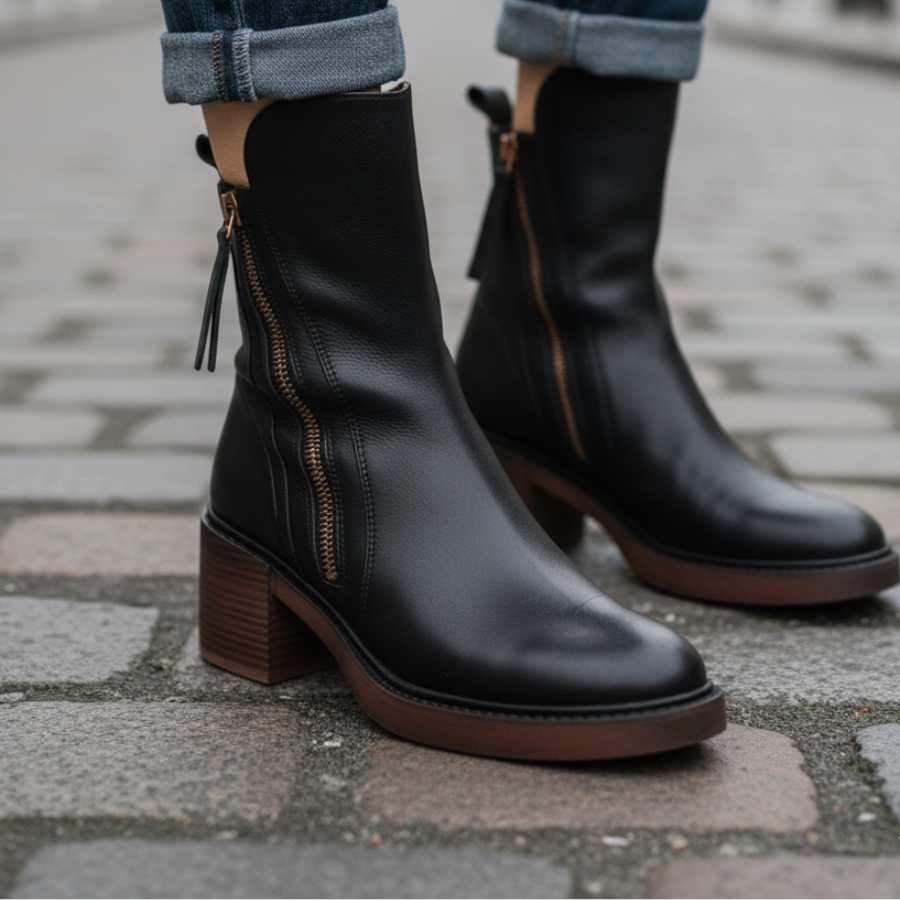 Valeria™ | Botas con un tacón cómodo - elegantes y atemporales