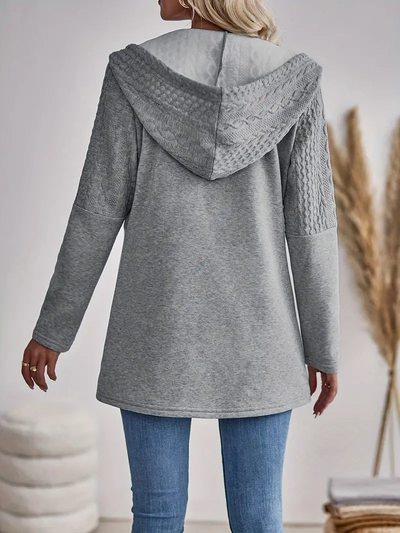 Valentina | Knitted Zip Hoodie