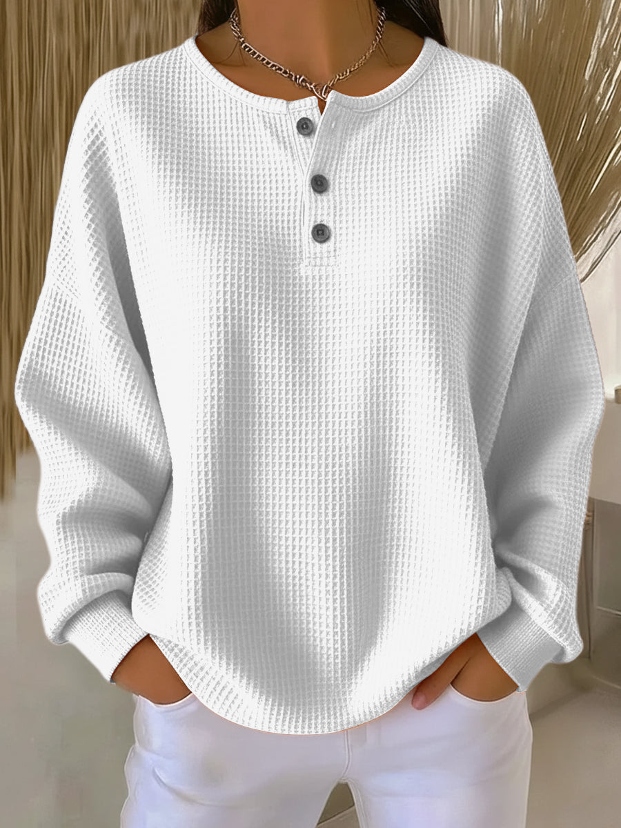 ANNA™ | STYLISH SWEATSHIRT WITH COLLAR
