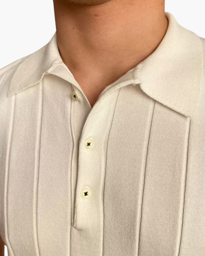 Soria | Polo de Algodón Rayado