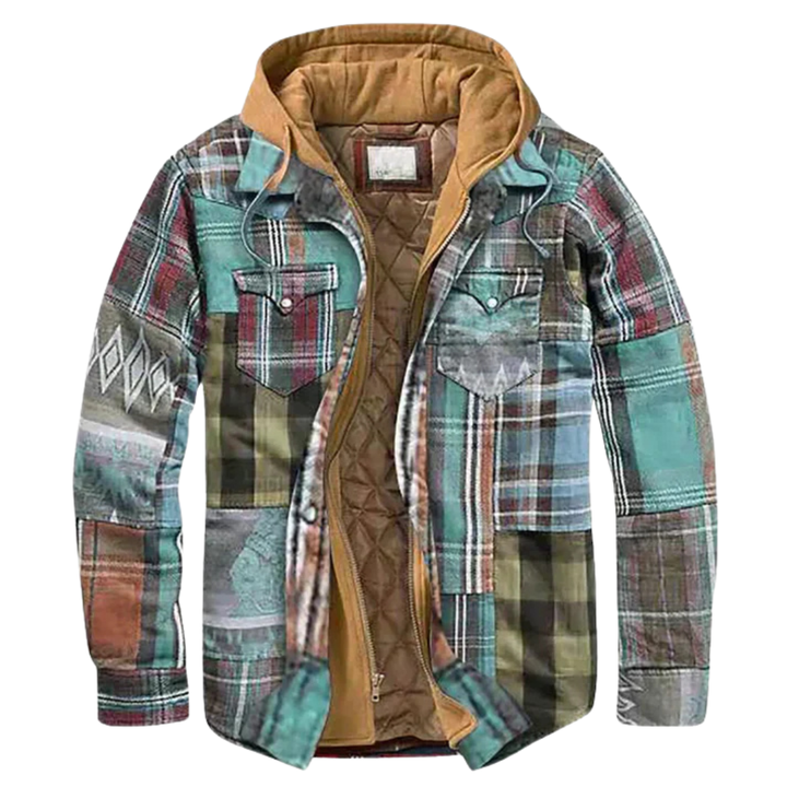 Montaro™ | Chaleco de patchwork con estampado de cuadros