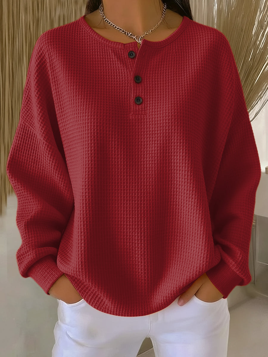 ANNA™ | STYLISH SWEATSHIRT WITH COLLAR