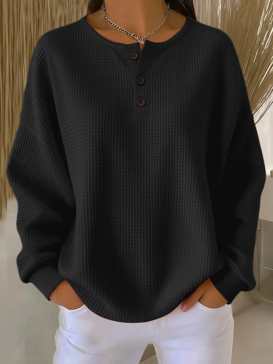 ANNA™ | STYLISH SWEATSHIRT WITH COLLAR