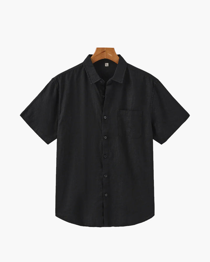 Melila | Camisa de Lino de Manga Corta