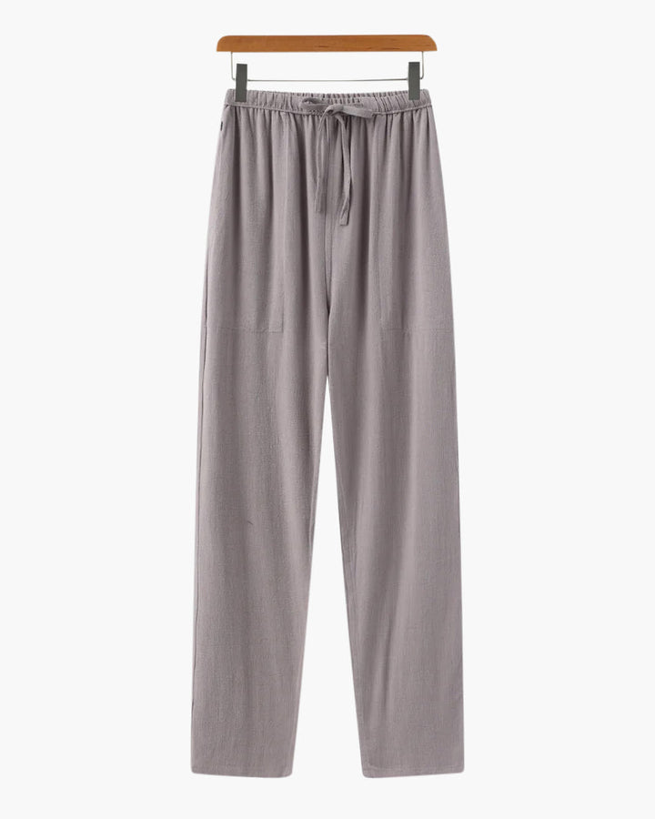 Cuenca | Pantalones de Lino con Cinturón Ajustable