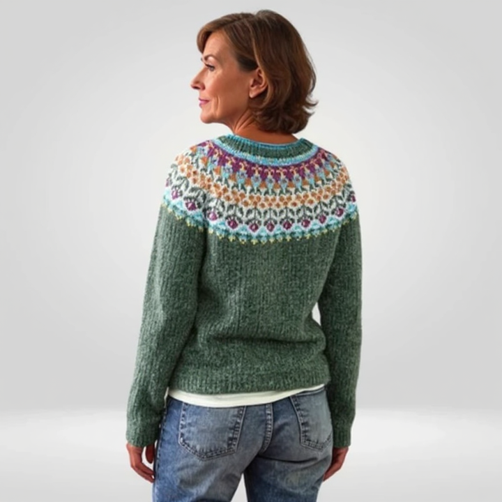 ALMA – JERSEY DE PUNTO VINTAGE ISLAND PARA MUJER