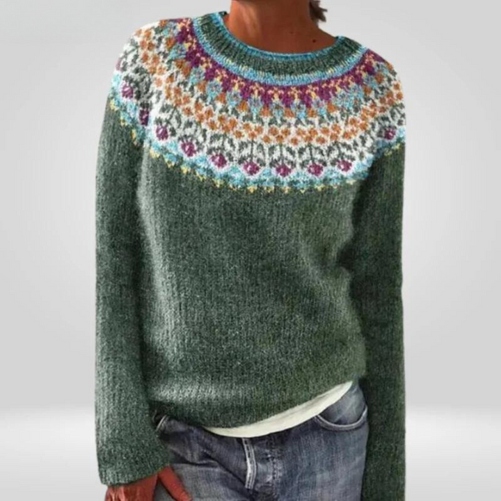 ALMA – JERSEY DE PUNTO VINTAGE ISLAND PARA MUJER