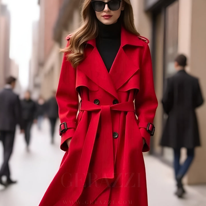 Alina | Gabardina Elegante Otoñal