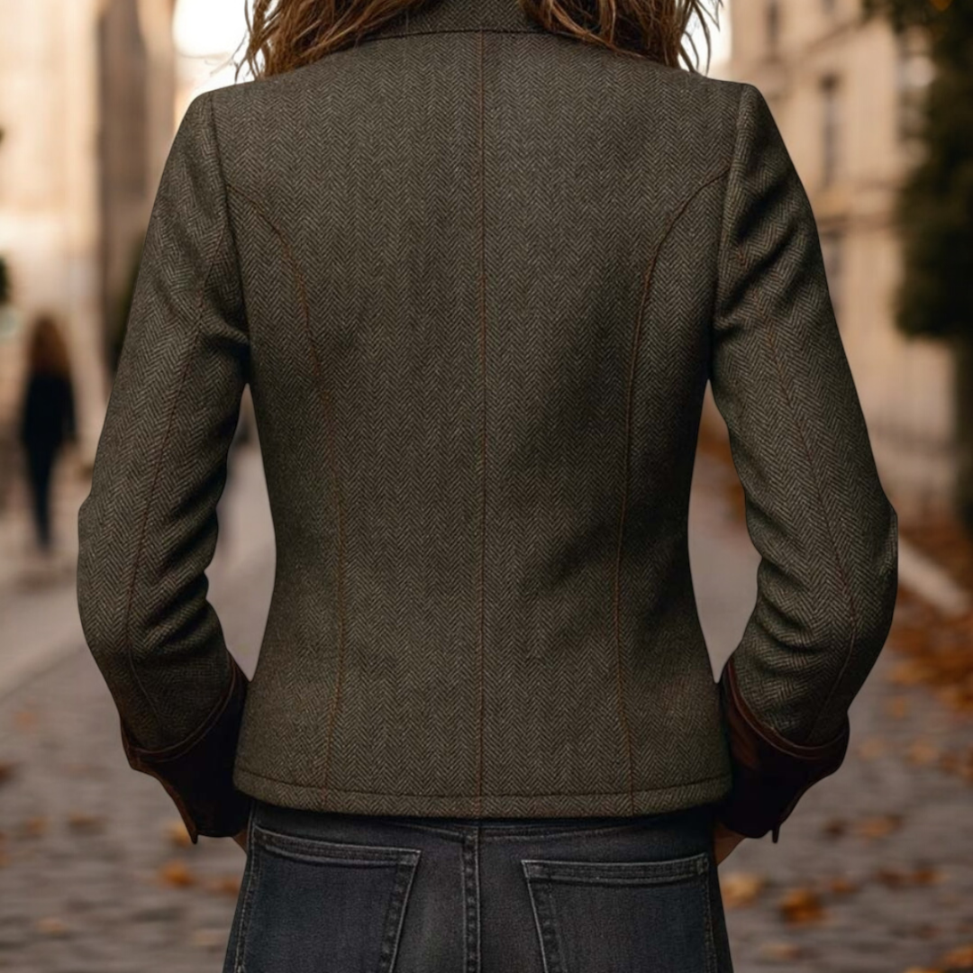 DARMAE™ | Tweed and velvet jacket