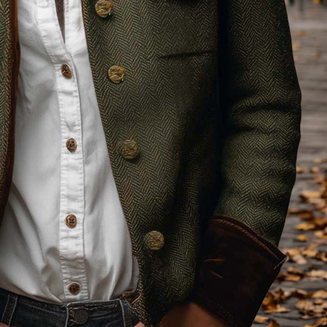 DARMAE™ | Tweed and velvet jacket