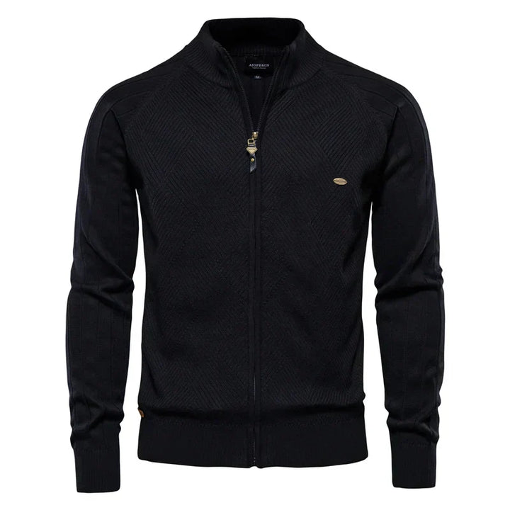Nicolás | Suéter-chaqueta de algodón premium