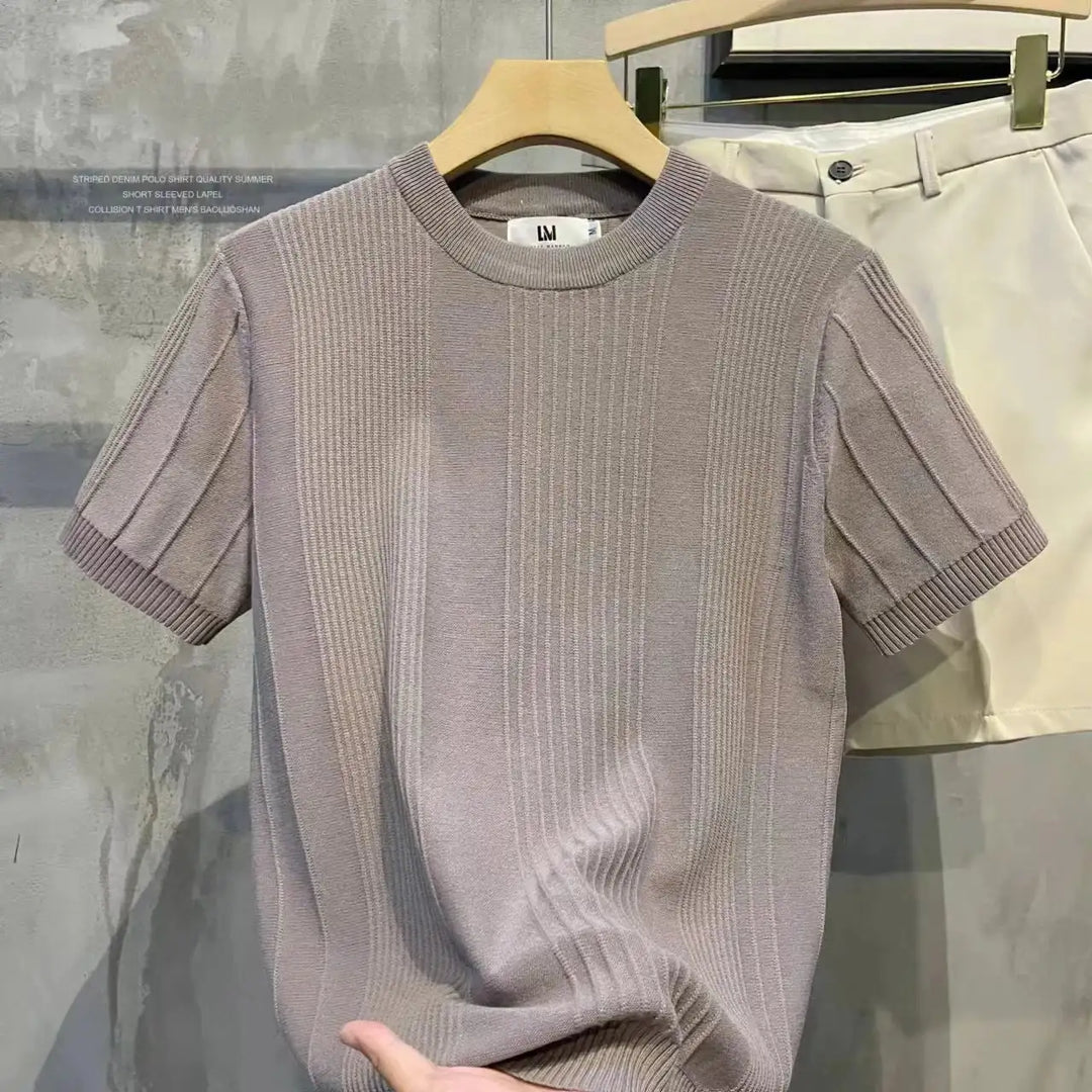 Lugo | Camiseta de Rayas de Punto