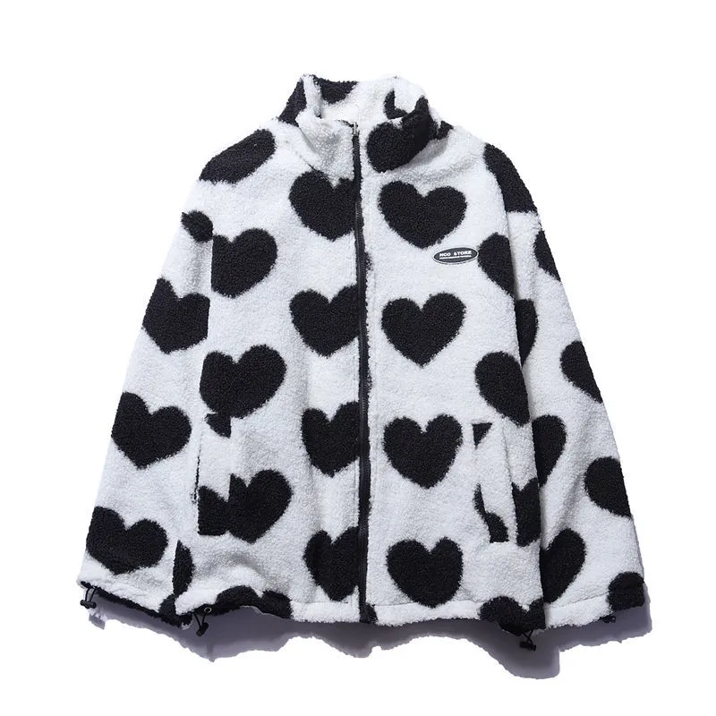 Azalea | Chaqueta Reversible con Corazones