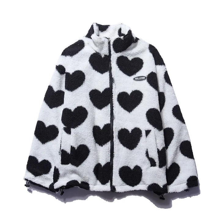Azalea | Chaqueta Reversible con Corazones