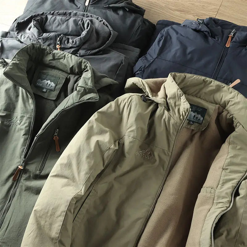 Linton | Abrigo de Invierno Impermeable con Forro de Forro Polar
