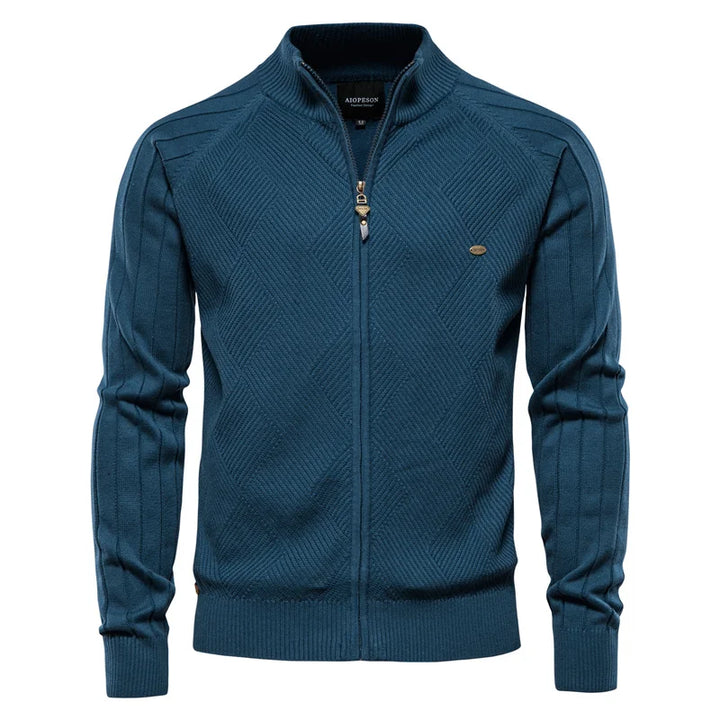 Nicolás | Suéter-chaqueta de algodón premium