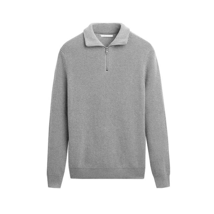 Pamplona | Sudadera de media cremallera con elegante diseño de punto
