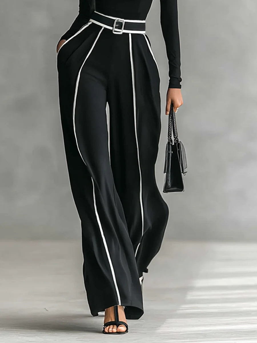 Emma™ | Chic High-Neck Two-Piece Ensemble