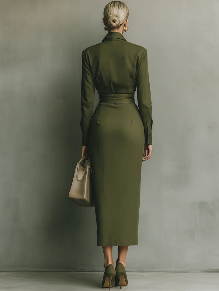 Hera | Vestido maxi entallado elegante