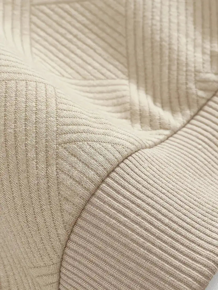 Fuego | Suéter de cremallera con diseño estampado