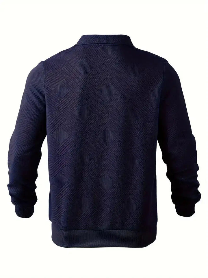 Fuego | Suéter de cremallera con diseño estampado