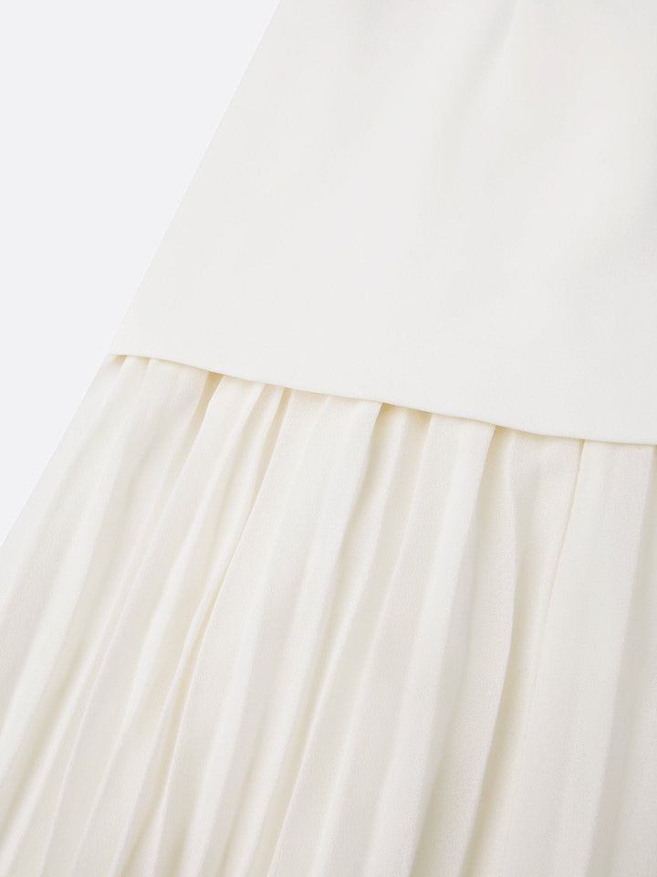 Micaela | Vestido largo plisado de diseño