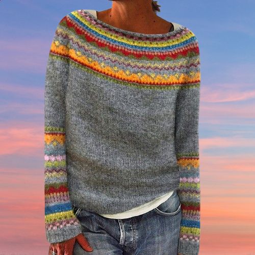 Emily | Colourful Cosy Jumper