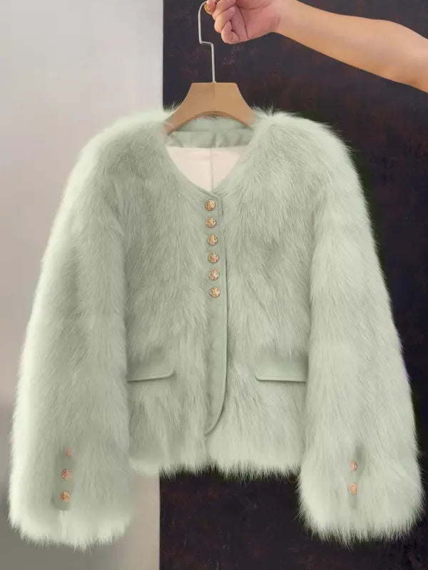 Aurelia Luxe Faux Fur Jacket