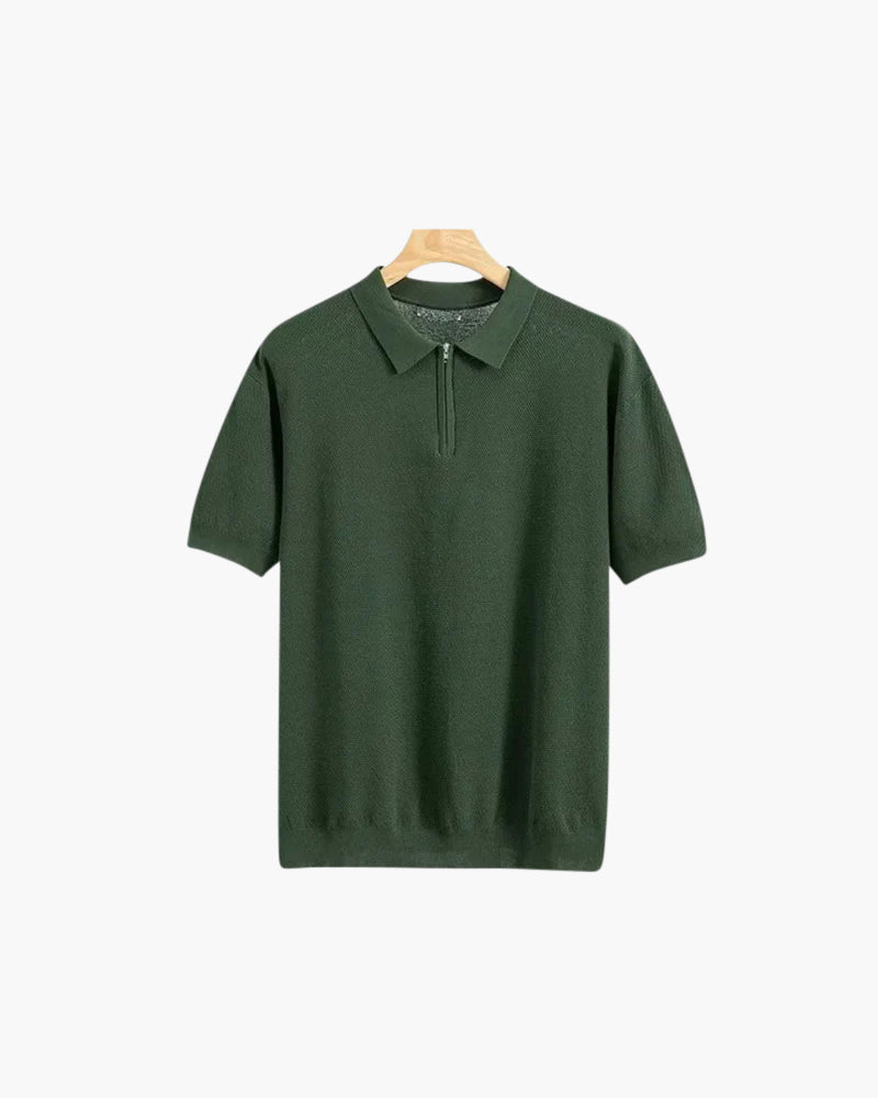 Hierro | Polo con cremallera