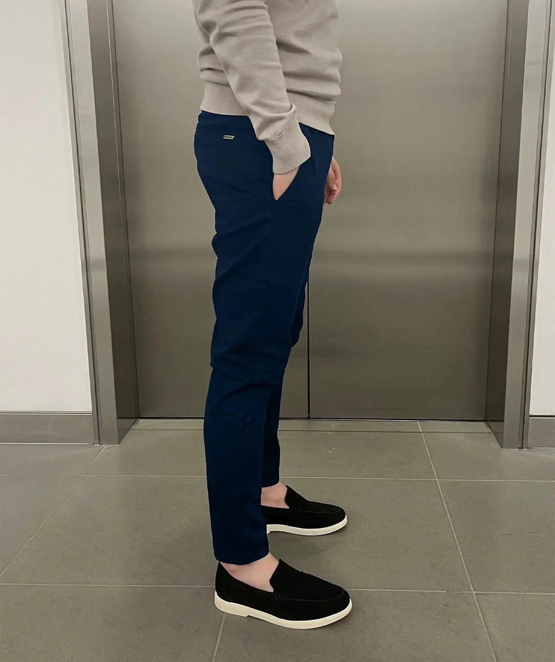 Jerez | Chino elásticos slim de lujo