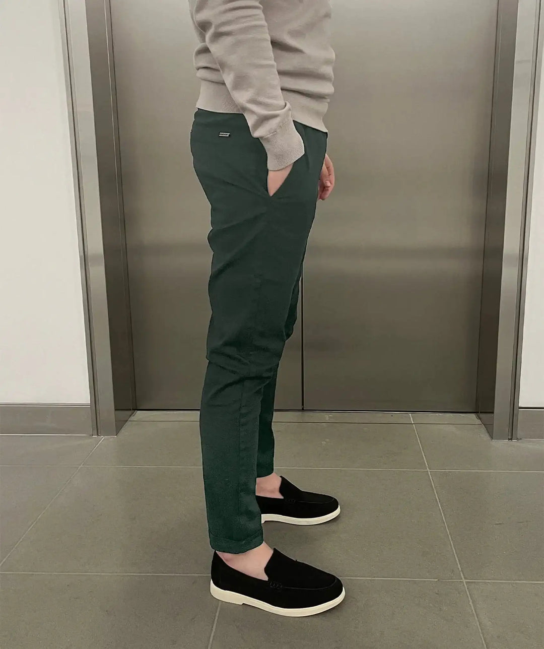 Jerez | Chino elásticos slim de lujo