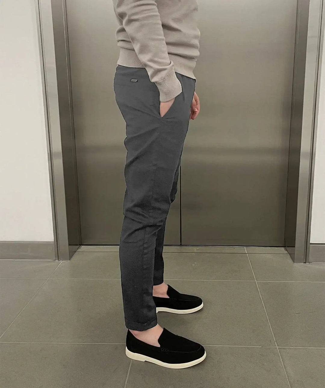 Jerez | Chino elásticos slim de lujo