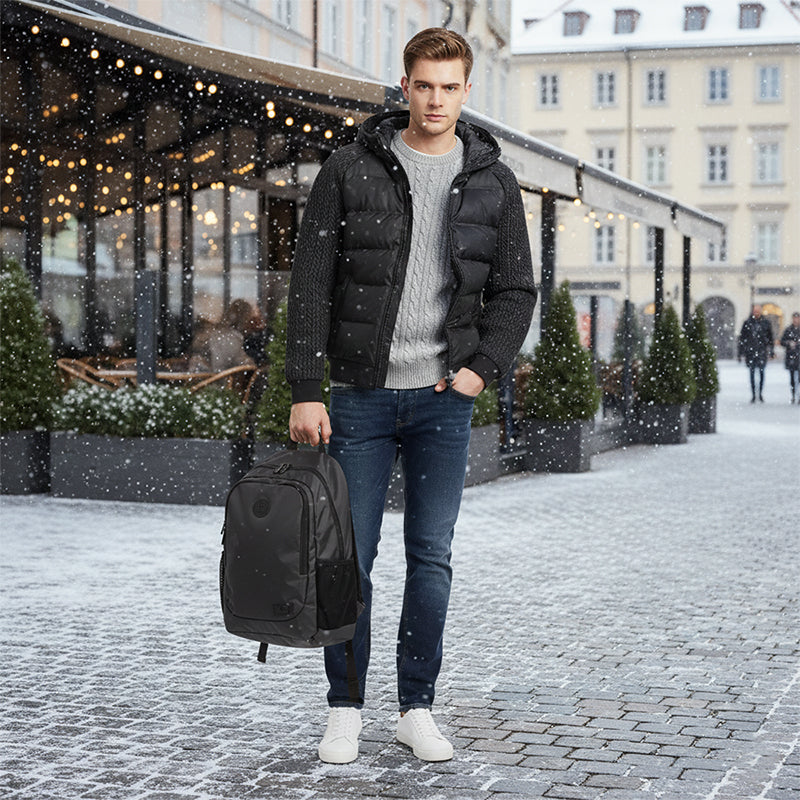 🔥 Chaqueta Térmica con Capucha | Acolchada, Cortavientos y Estilo Urbano 🔥